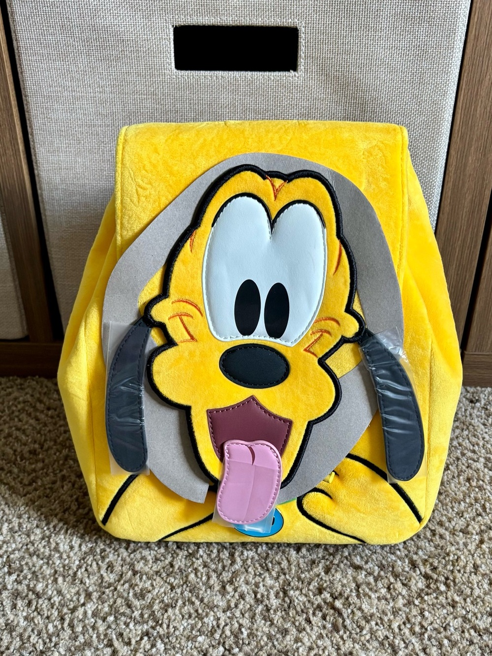 Disney Yellow Pluto Plush Backpack